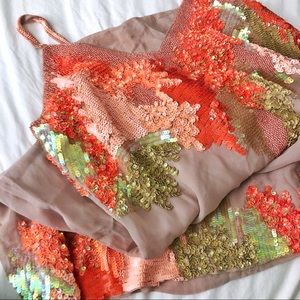 STUNNING!!! ✨ Neon Sequin Shift Dress by FCUK